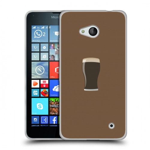 Дизайнерский пластиковый чехол для Microsoft Lumia 640 Guinness