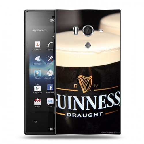 Дизайнерский пластиковый чехол для Sony Xperia acro S Guinness