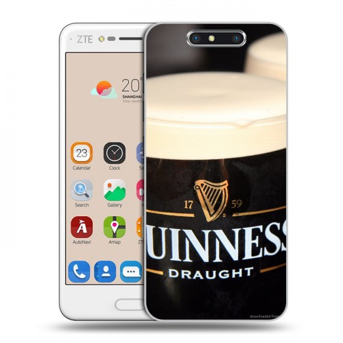 Дизайнерский пластиковый чехол для ZTE Blade V8 Guinness