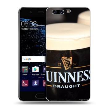 Дизайнерский силиконовый чехол для Huawei P10 Plus Guinness (на заказ)