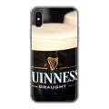 Дизайнерский силиконовый чехол для Iphone x10 Guinness