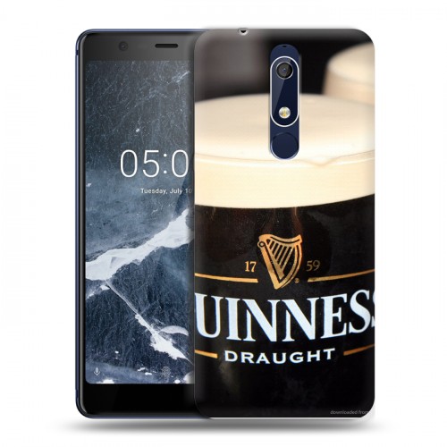 Дизайнерский пластиковый чехол для Nokia 5.1 Guinness