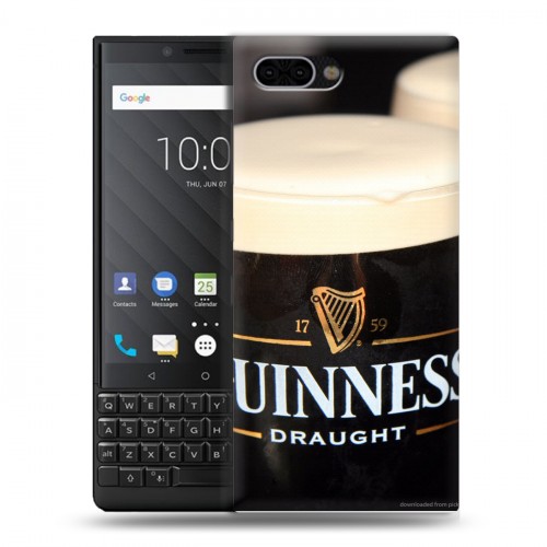 Дизайнерский пластиковый чехол для BlackBerry KEY2 Guinness