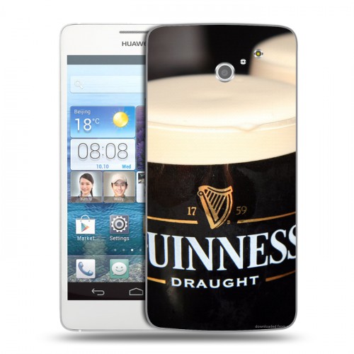 Дизайнерский пластиковый чехол для Huawei Ascend D2 Guinness