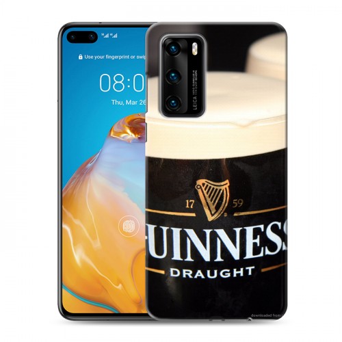 Дизайнерский пластиковый чехол для Huawei P40 Guinness