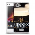 Дизайнерский пластиковый чехол для Sony Xperia L Guinness