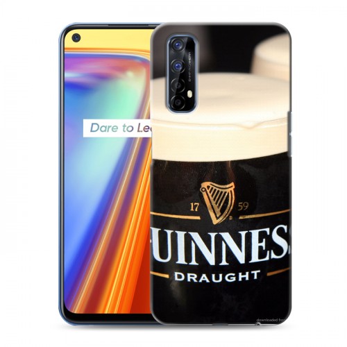 Дизайнерский силиконовый с усиленными углами чехол для Realme 7 Guinness