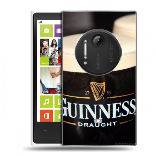 Дизайнерский пластиковый чехол для Nokia Lumia 1020 Guinness