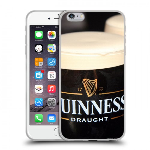 Дизайнерский силиконовый чехол для Iphone 6 Plus/6s Plus Guinness