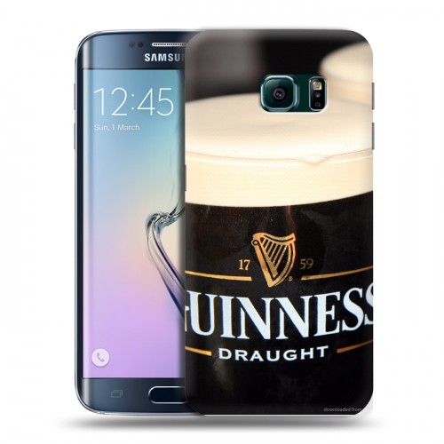 Дизайнерский пластиковый чехол для Samsung Galaxy S6 Edge Guinness