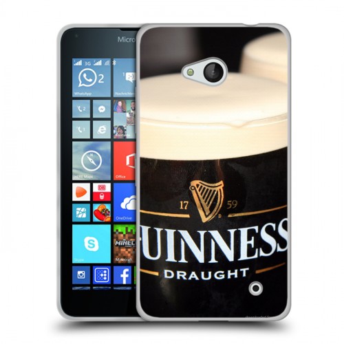 Дизайнерский пластиковый чехол для Microsoft Lumia 640 Guinness