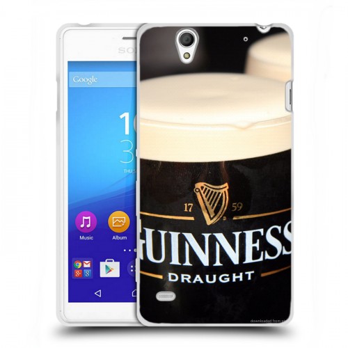 Дизайнерский пластиковый чехол для Sony Xperia C4 Guinness