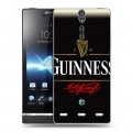 Дизайнерский пластиковый чехол для Sony Xperia S Guinness