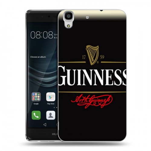 Дизайнерский пластиковый чехол для Huawei Y6II Guinness