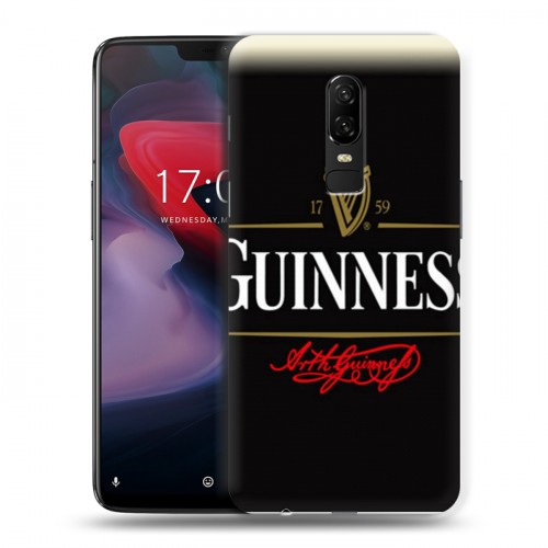 Дизайнерский пластиковый чехол для OnePlus 6 Guinness