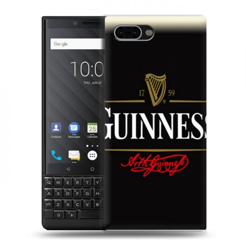 Дизайнерский пластиковый чехол для BlackBerry KEY2 Guinness