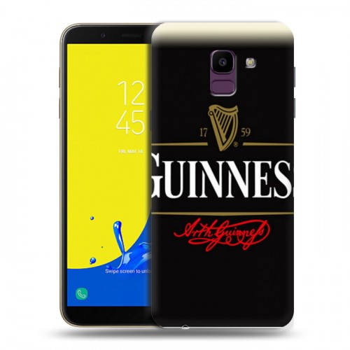 Дизайнерский пластиковый чехол для Samsung Galaxy J6 Guinness