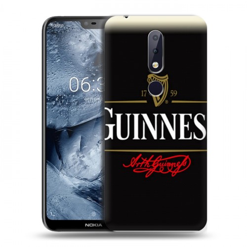 Дизайнерский пластиковый чехол для Nokia 6.1 Plus Guinness