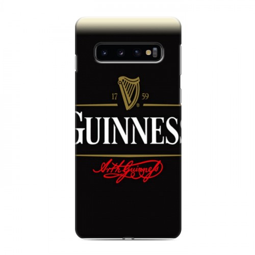 Дизайнерский силиконовый чехол для Samsung Galaxy S10 Guinness