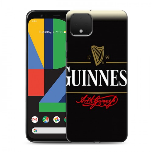 Дизайнерский пластиковый чехол для Google Pixel 4 Guinness