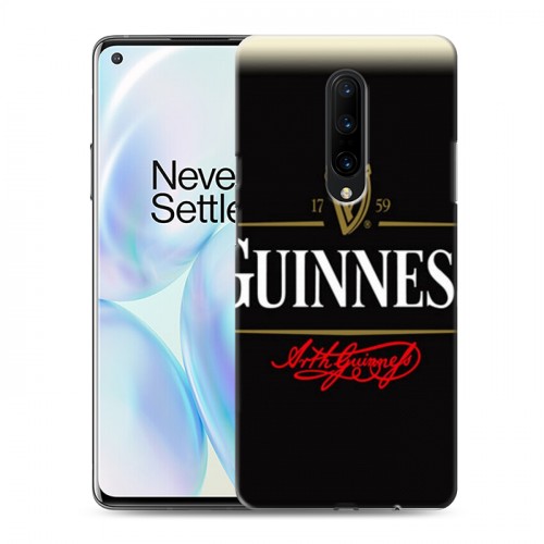 Дизайнерский пластиковый чехол для OnePlus 8 Guinness