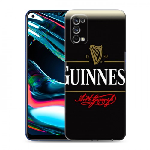 Дизайнерский силиконовый с усиленными углами чехол для Realme 7 Pro Guinness