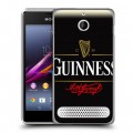 Дизайнерский силиконовый чехол для Sony Xperia E1 Guinness