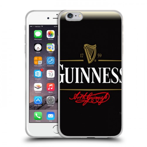 Дизайнерский силиконовый чехол для Iphone 6 Plus/6s Plus Guinness