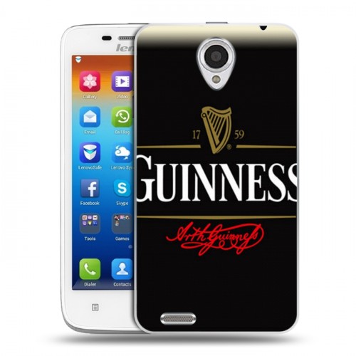 Дизайнерский пластиковый чехол для Lenovo S650 Ideaphone Guinness