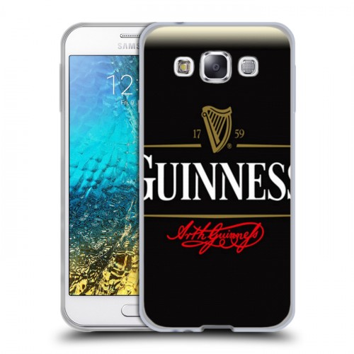 Дизайнерский пластиковый чехол для Samsung Galaxy E5 Guinness