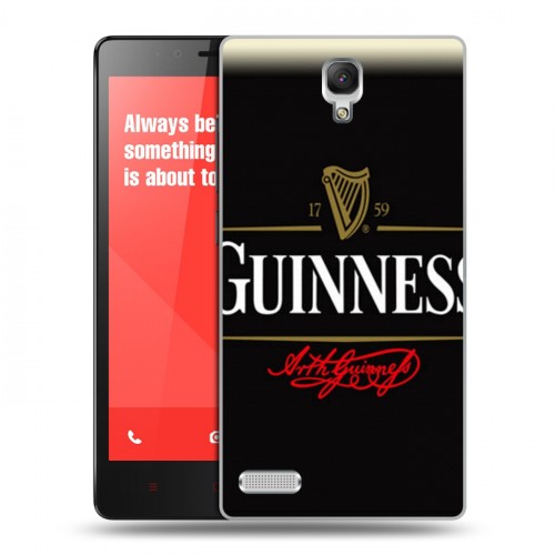 Дизайнерский силиконовый чехол для Xiaomi RedMi Note Guinness