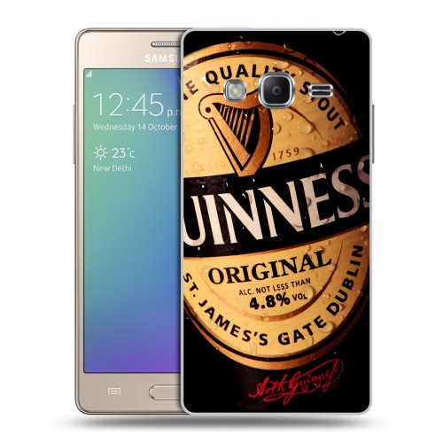 Дизайнерский пластиковый чехол для Samsung Z3 Guinness