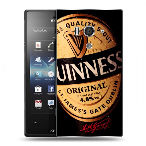 Дизайнерский пластиковый чехол для Sony Xperia acro S Guinness