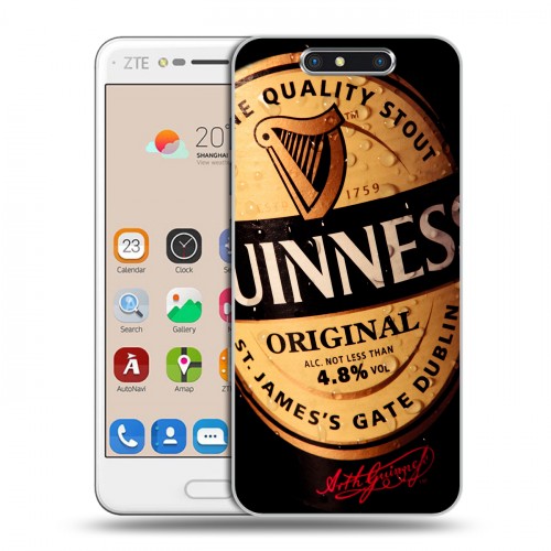 Дизайнерский пластиковый чехол для ZTE Blade V8 Guinness