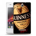 Дизайнерский пластиковый чехол для Sony Xperia E Guinness