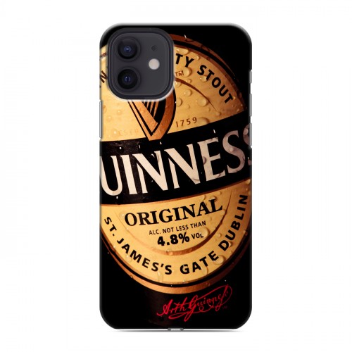 Дизайнерский силиконовый чехол для Iphone 12 Guinness