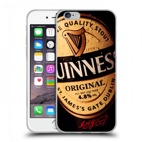 Дизайнерский пластиковый чехол для Iphone 6/6s Guinness