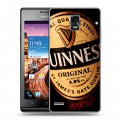 Дизайнерский пластиковый чехол для Huawei Ascend P1 Guinness