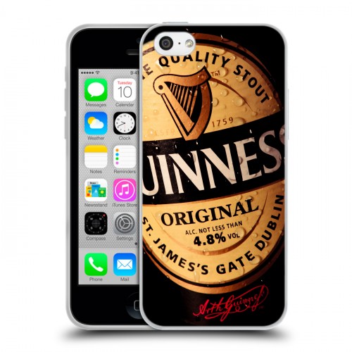 Дизайнерский пластиковый чехол для Iphone 5c Guinness