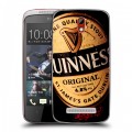 Дизайнерский пластиковый чехол для HTC Desire 500 Guinness