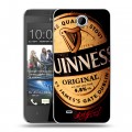 Дизайнерский пластиковый чехол для HTC Desire 300 Guinness