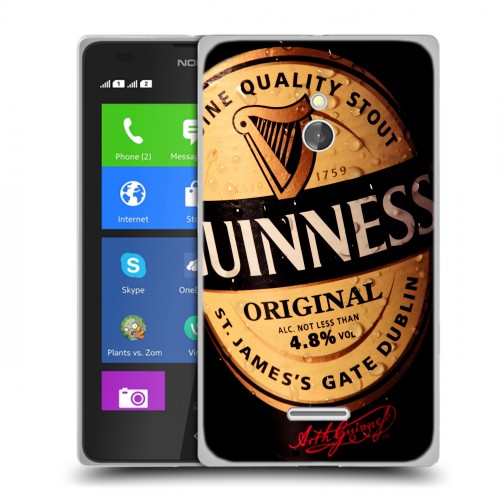 Дизайнерский силиконовый чехол для Nokia XL Guinness