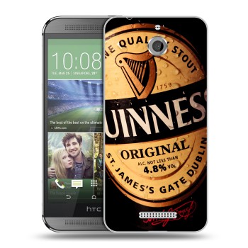 Дизайнерский силиконовый чехол для HTC Desire 510 Guinness (на заказ)