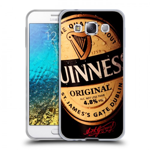 Дизайнерский пластиковый чехол для Samsung Galaxy E5 Guinness