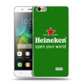 Дизайнерский пластиковый чехол для Huawei Honor 4C Heineken