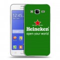 Дизайнерский силиконовый чехол для Samsung Galaxy J7 Heineken