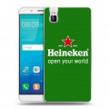 Дизайнерский пластиковый чехол для Huawei ShotX Heineken