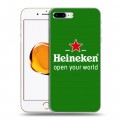 Дизайнерский силиконовый чехол для Iphone 7 Plus / 8 Plus Heineken