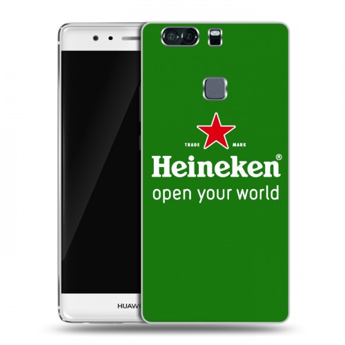 Дизайнерский пластиковый чехол для Huawei P9 Plus Heineken