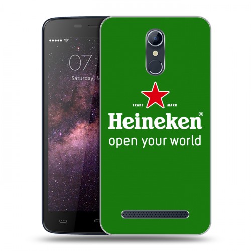 Дизайнерский силиконовый чехол для Homtom HT17 Heineken